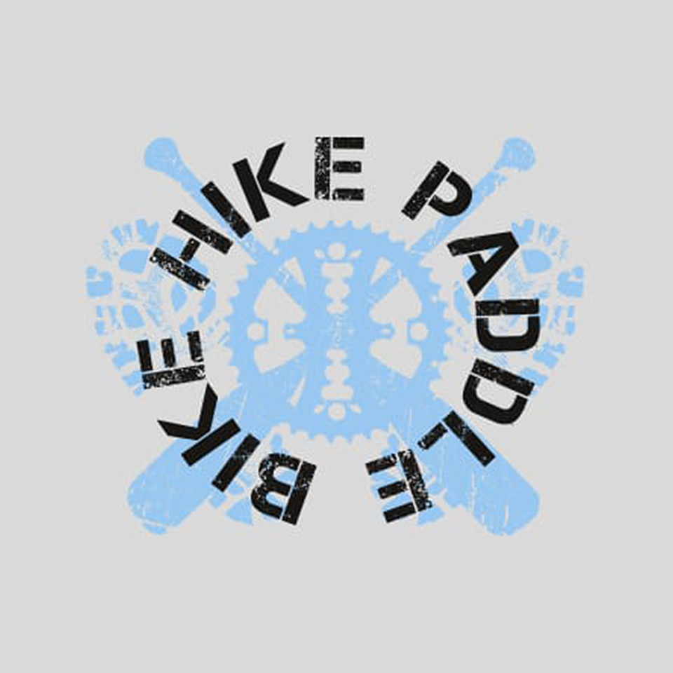 Bike Hike Paddle logo design
